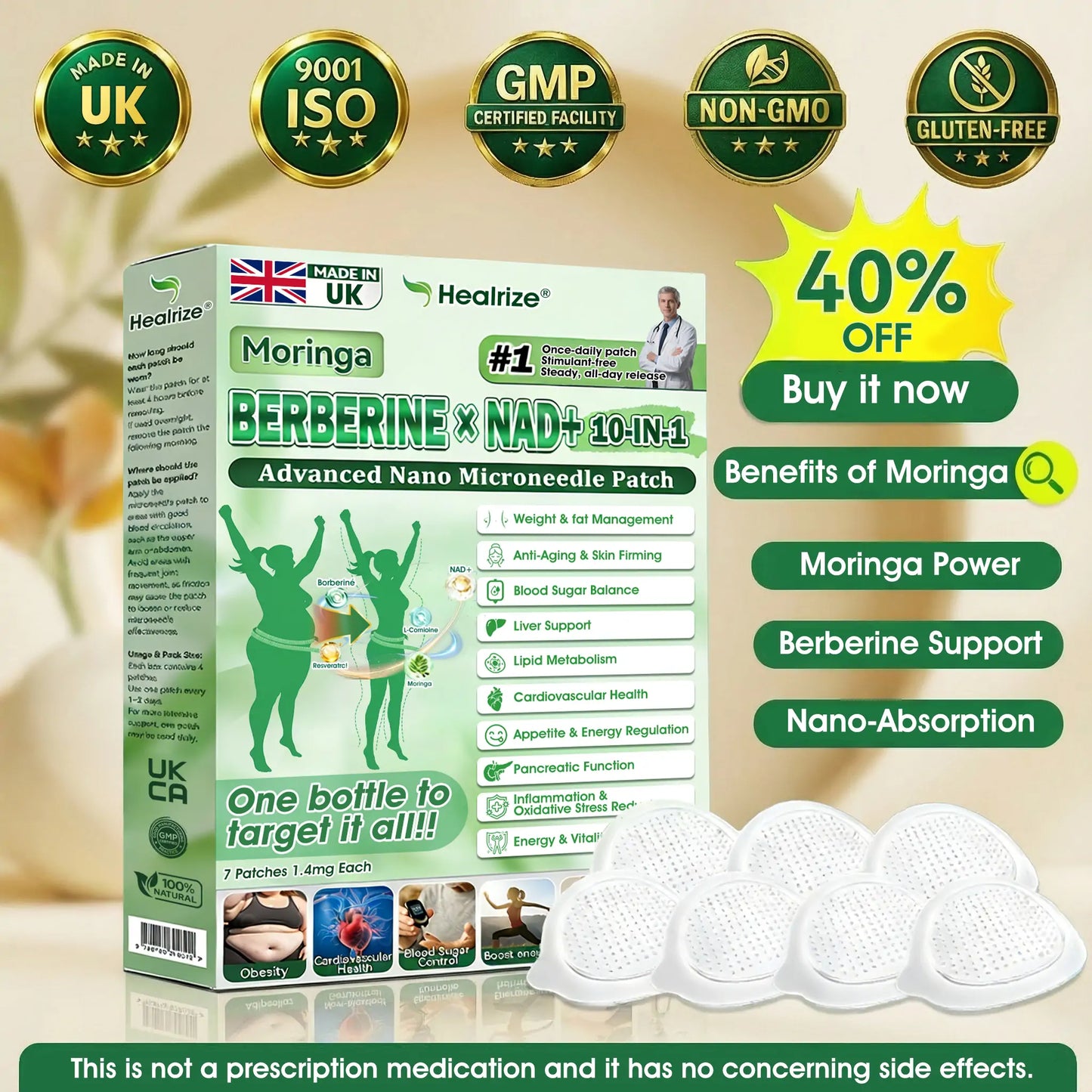 🇬🇧 𝐎𝐟𝐟𝐢𝐜𝐢𝐚𝐥 𝐔𝐊 𝐒𝐭𝐨𝐫𝐞 | 🧑‍⚕️🩺 𝐇𝐞𝐚𝐥𝐫𝐢𝐳𝐞® 𝐌𝐨𝐫𝐢𝐧𝐠𝐚 · 𝐁𝐞𝐫𝐛𝐞𝐫𝐢𝐧𝐞 × 𝐍𝐀𝐃+ 𝟏𝟎-𝐢𝐧-𝟏 𝐀𝐝𝐯𝐚𝐧𝐜𝐞𝐝 𝐍𝐚𝐧𝐨 𝐌𝐢𝐜𝐫𝐨𝐧𝐞𝐞𝐝𝐥𝐞 𝐏𝐚𝐭𝐜𝐡 — 𝐎𝐧𝐜𝐞 𝐃𝐚𝐢𝐥𝐲, 𝐕𝐢𝐬𝐢𝐛𝐥𝐞 𝐑𝐞𝐬𝐮𝐥𝐭𝐬 𝐢𝐧 𝟕 𝐃𝐚𝐲𝐬